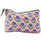 Indian Summer Rose Quilted Cotton Toiletry Purse