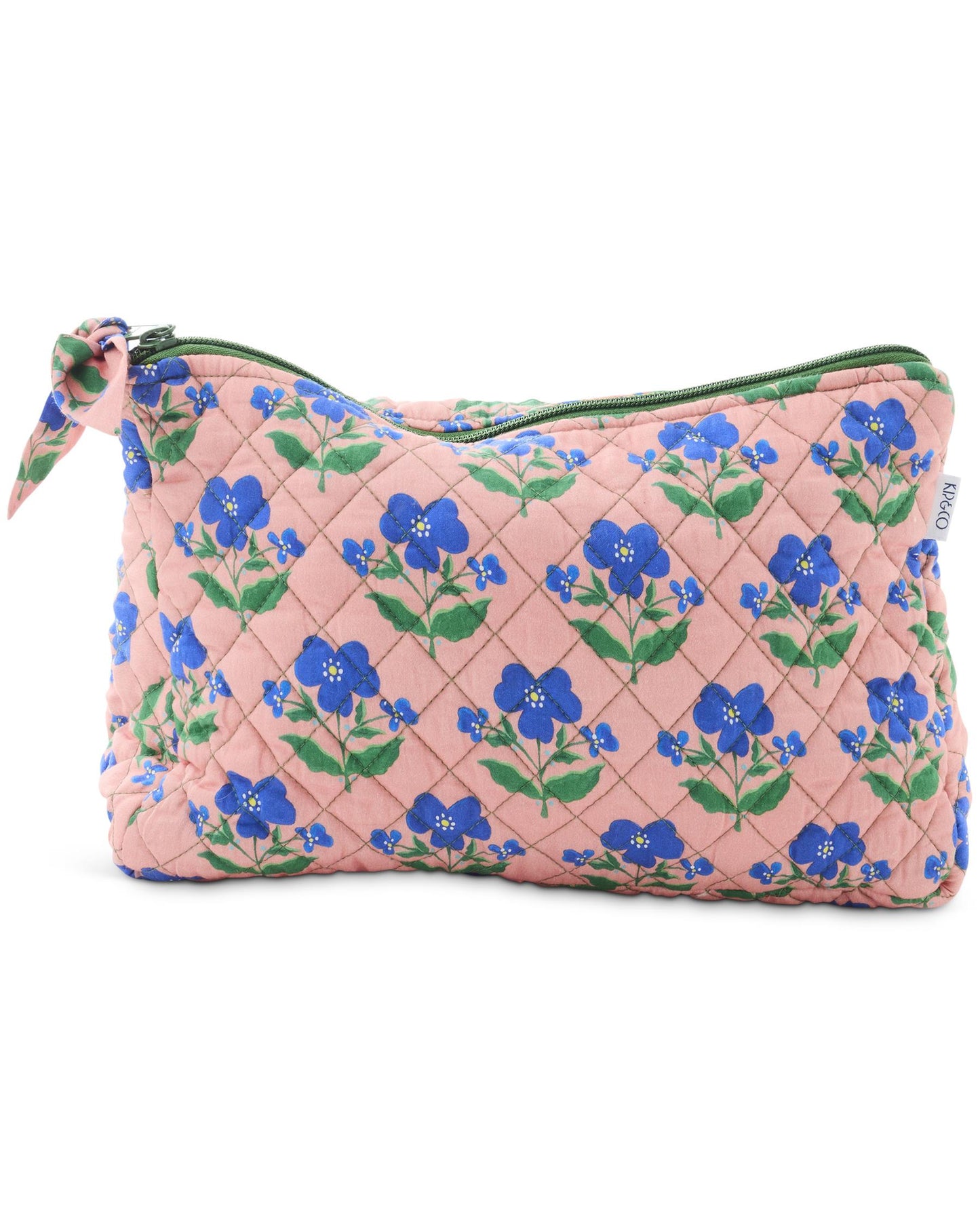 Indian Summer Rose Quilted Cotton Toiletry Purse