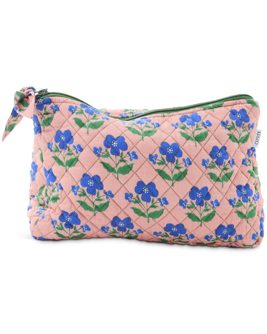 Indian Summer Rose Quilted Cotton Toiletry Purse