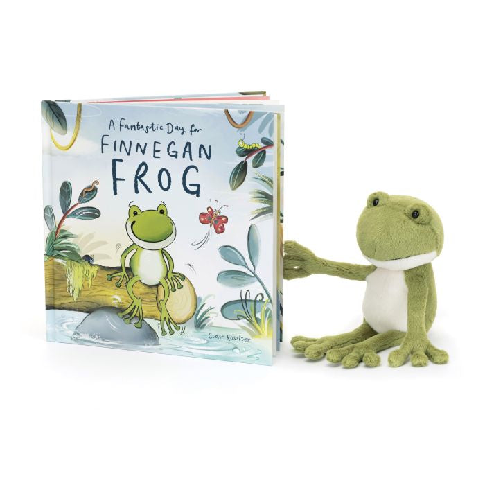 A Fantastic Day for Finnegan Frog Book- Jellycat