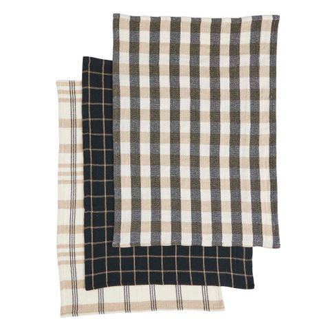 Recycled Cotton Tea Towel Set of 3