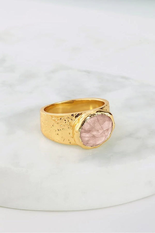Daniella Ring Rose Quartz