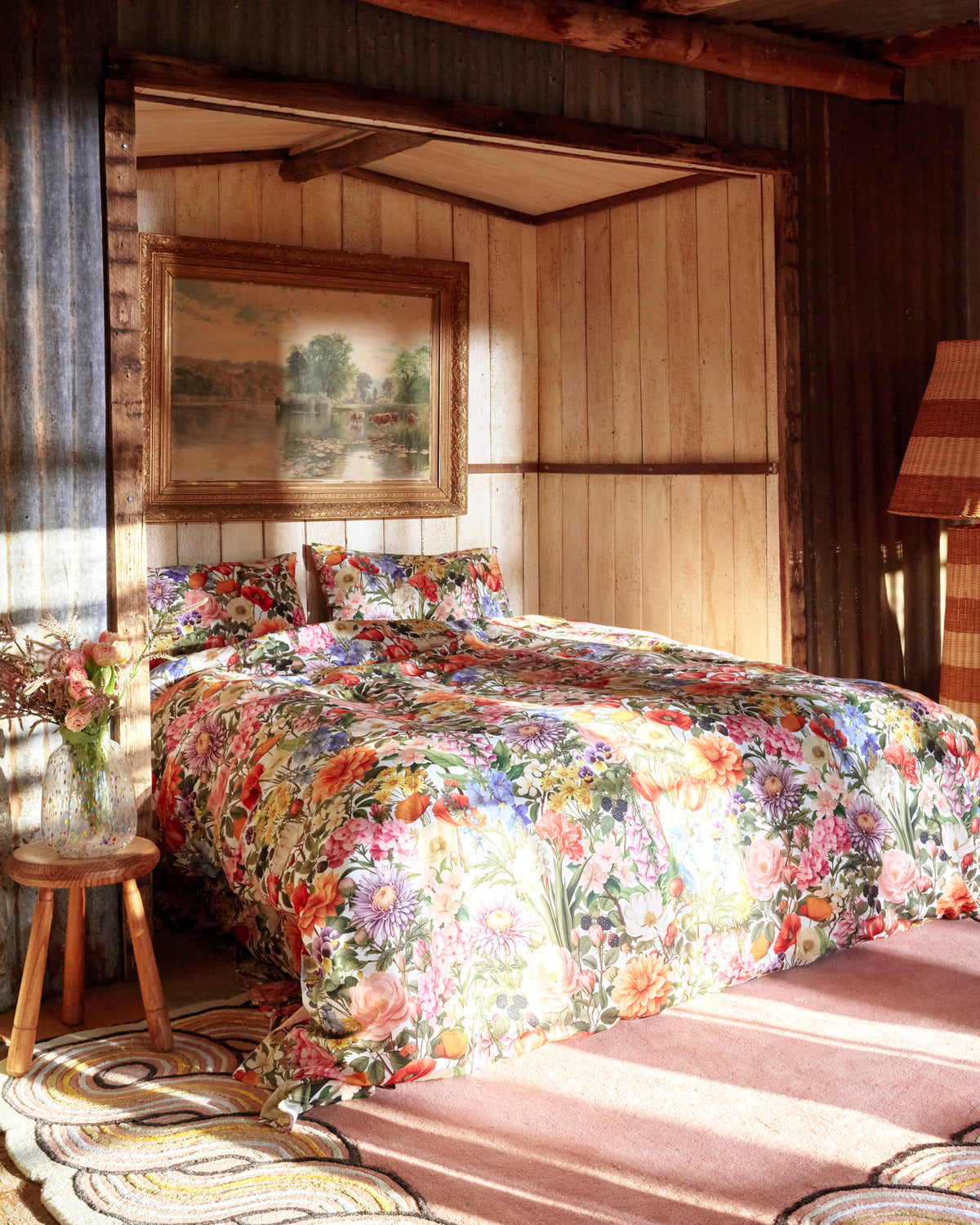 Cottage Garden Organic Cotton Quilt Cover Queen
