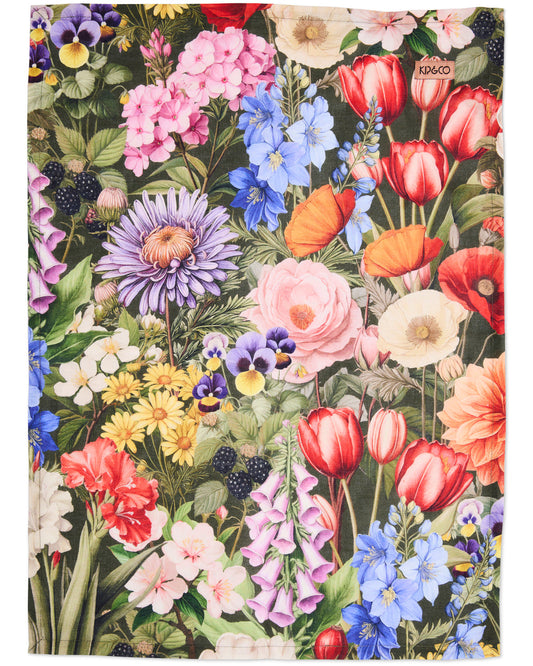 Cottage Garden Eden Tea Towel