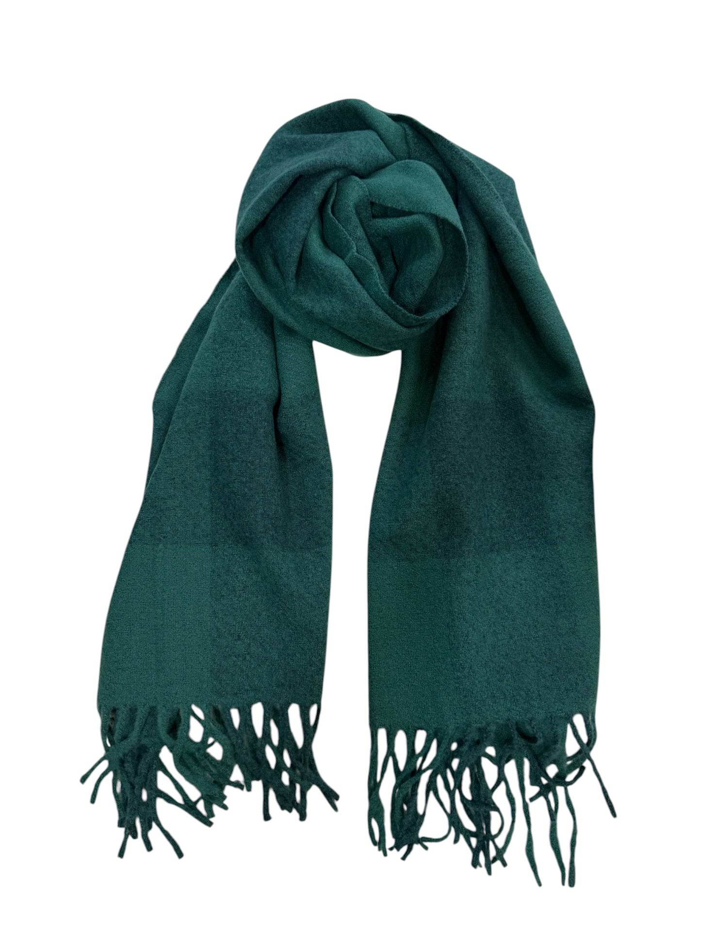 Green Large Check Scarf