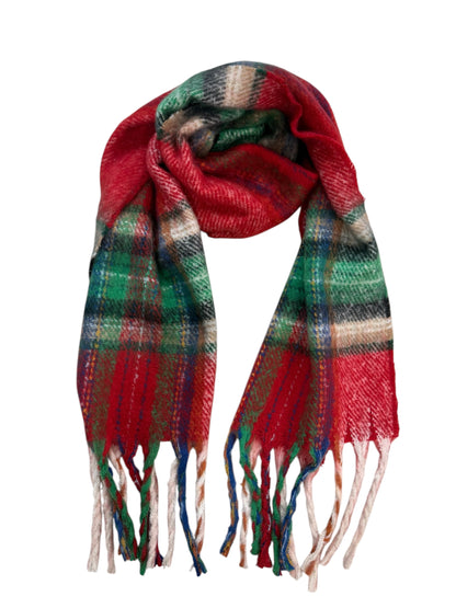 Tartan Check Multicolour Scarf