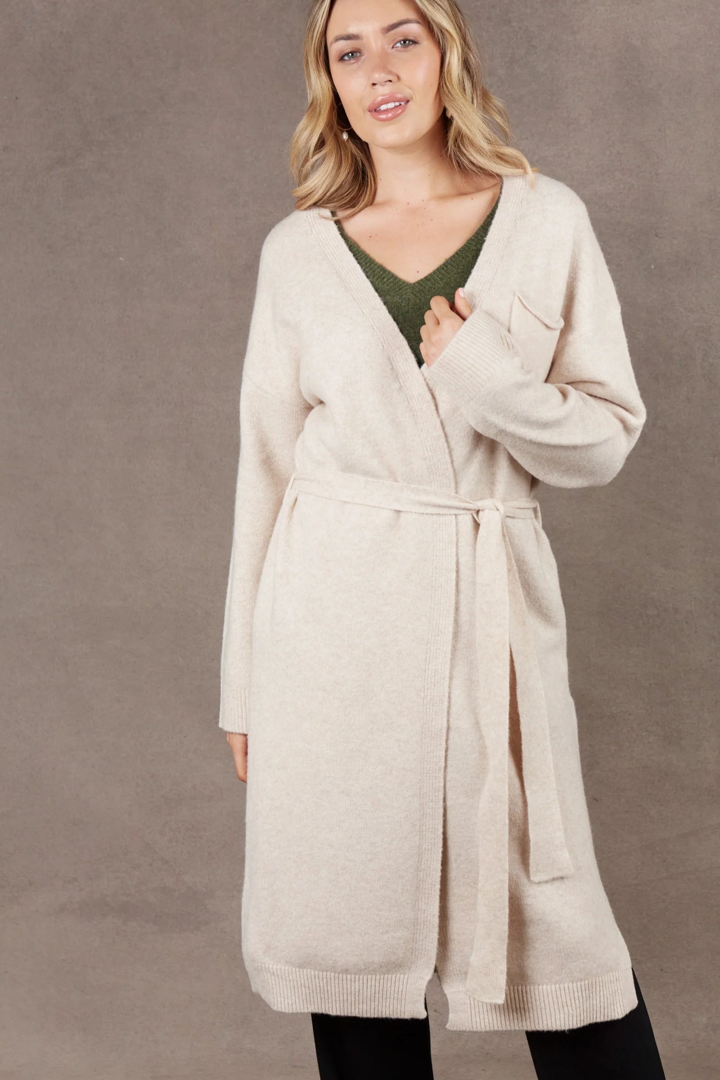 Paarl Longline Cardigan- Eb&Ive