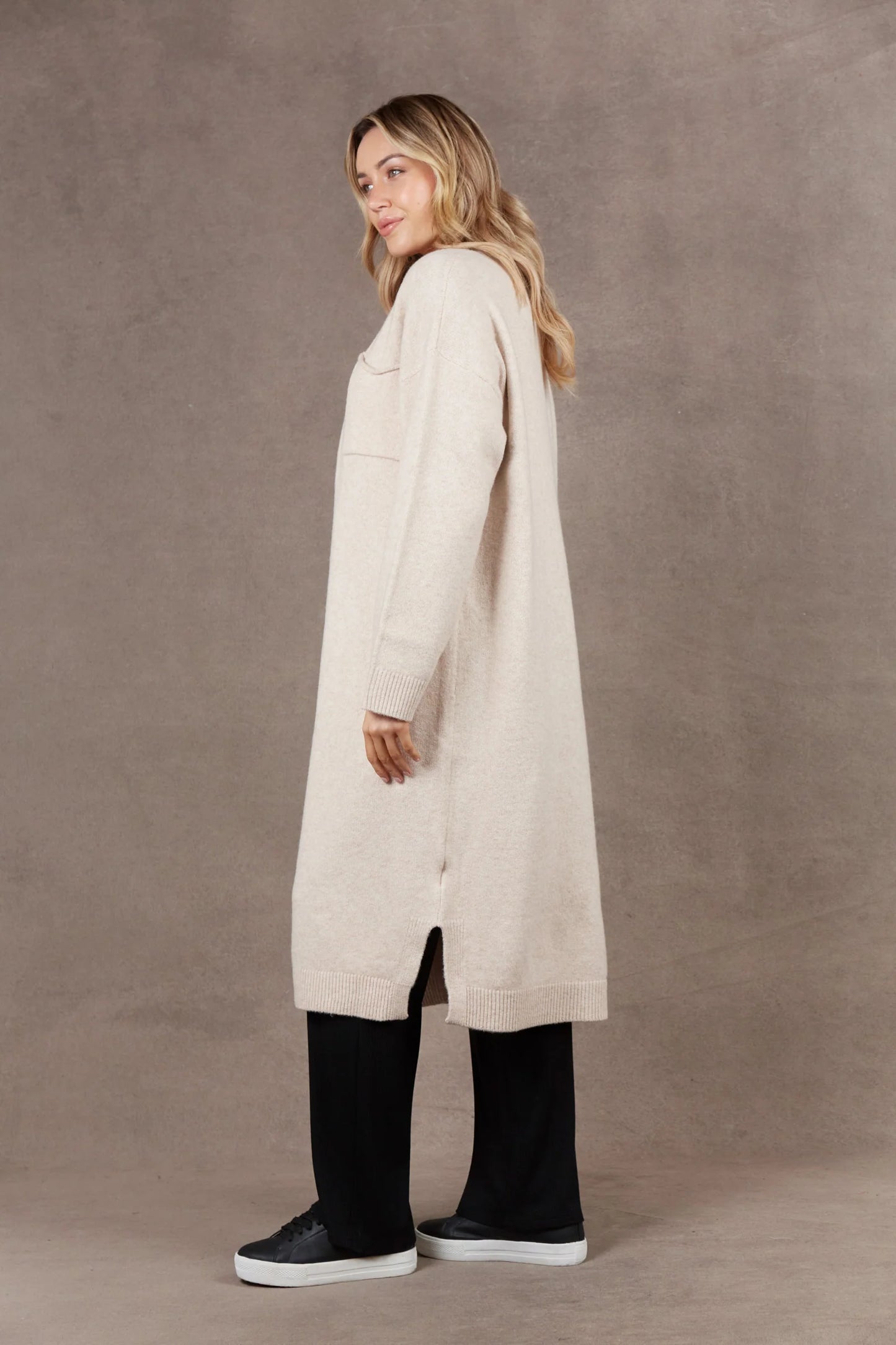 Paarl Longline Cardigan- Eb&Ive