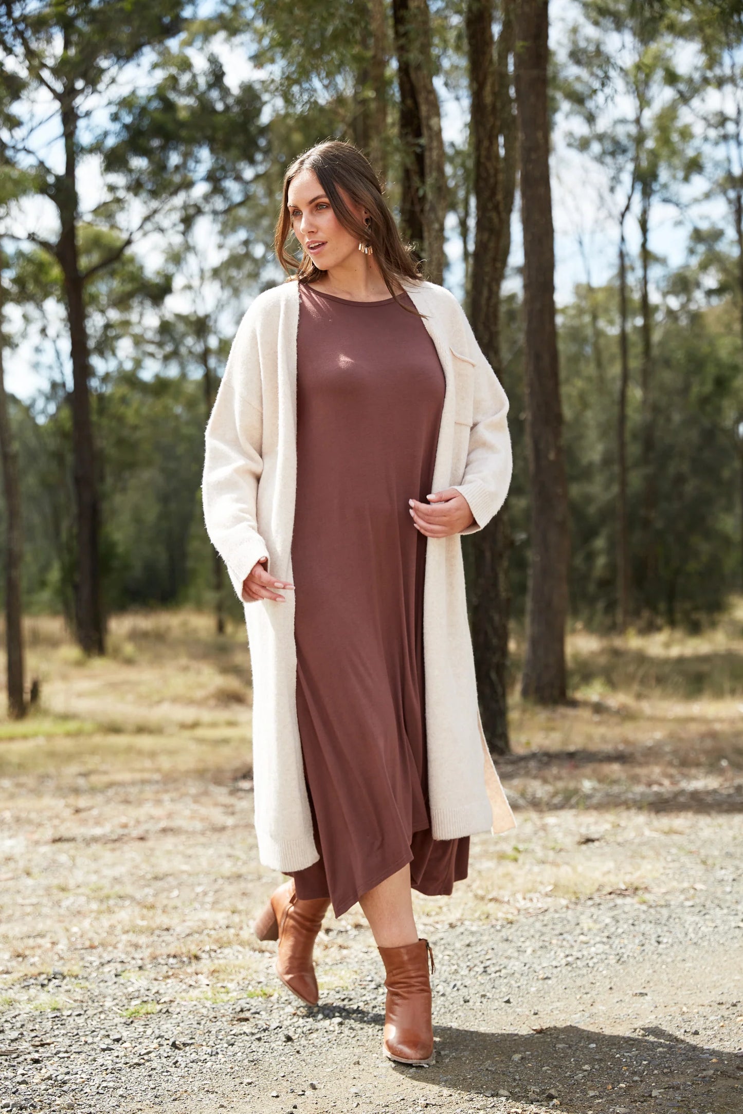 Paarl Longline Cardigan- Eb&Ive