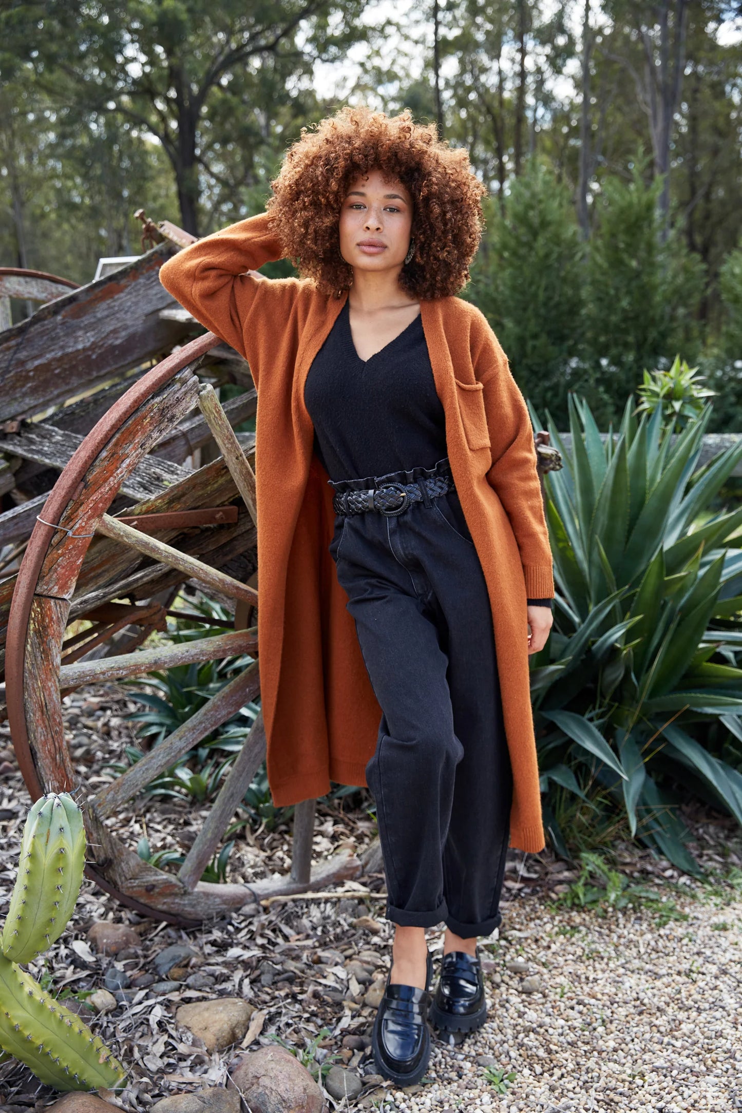 Paarl Longline Cardigan- Eb&Ive