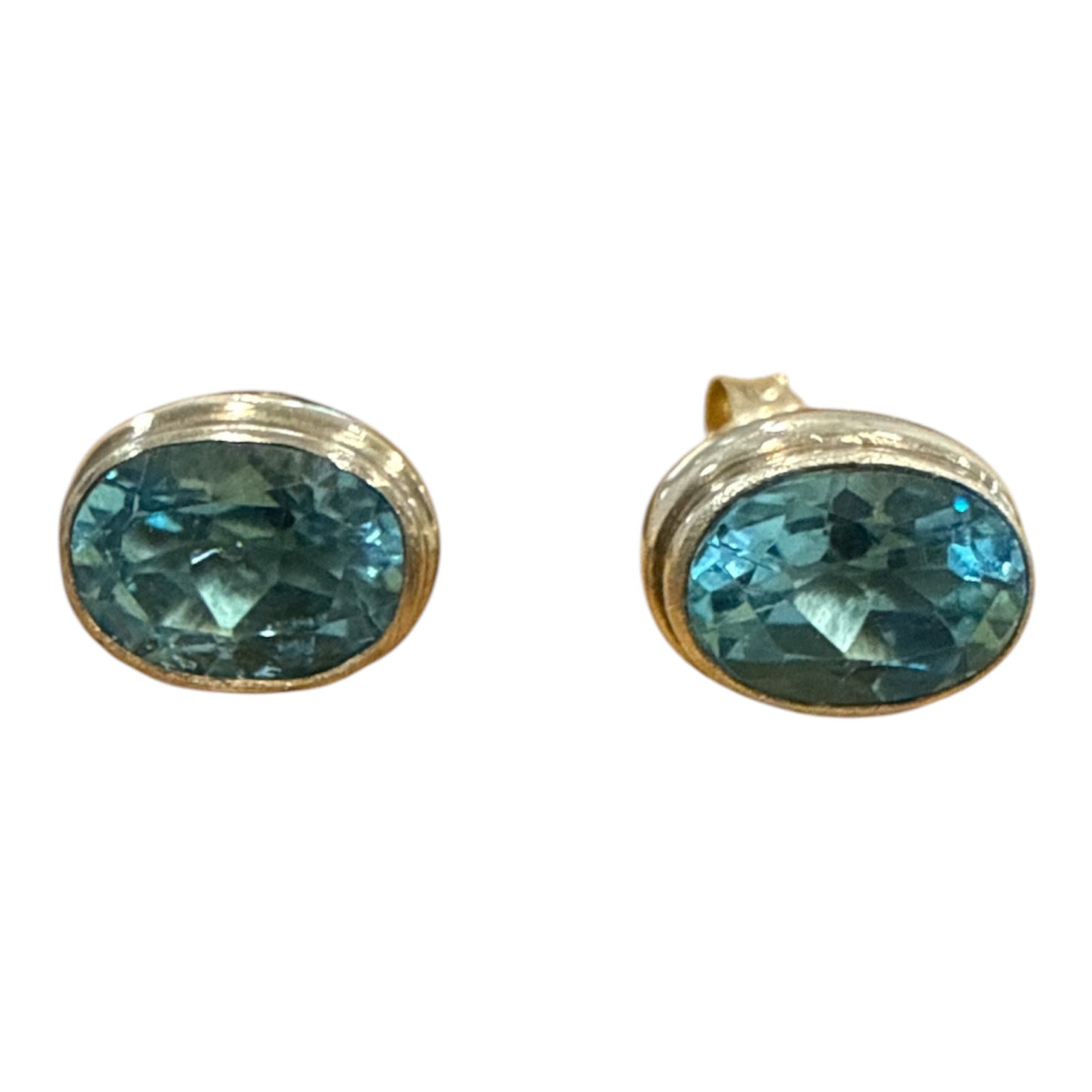 Blue Topaz Studs