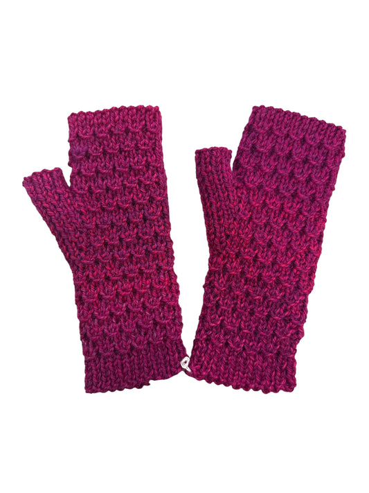 Bright Pink Trellis Gloves