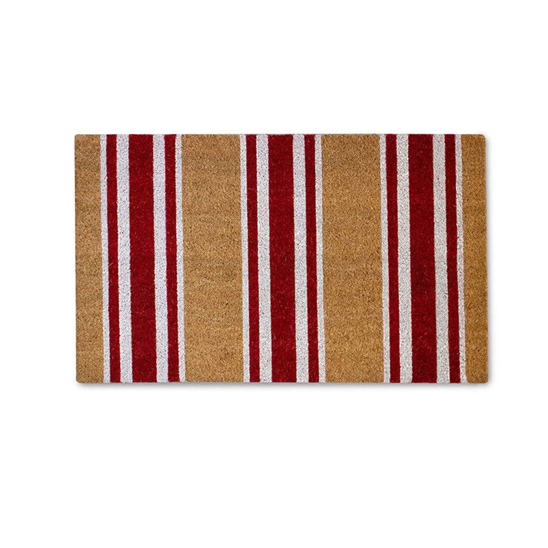 Taylor Red/White Stripe Doormat
