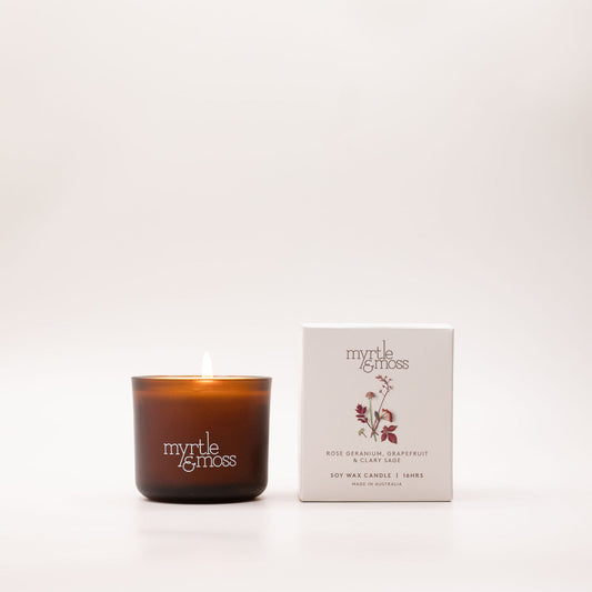 Rose Geranium Mini Candle