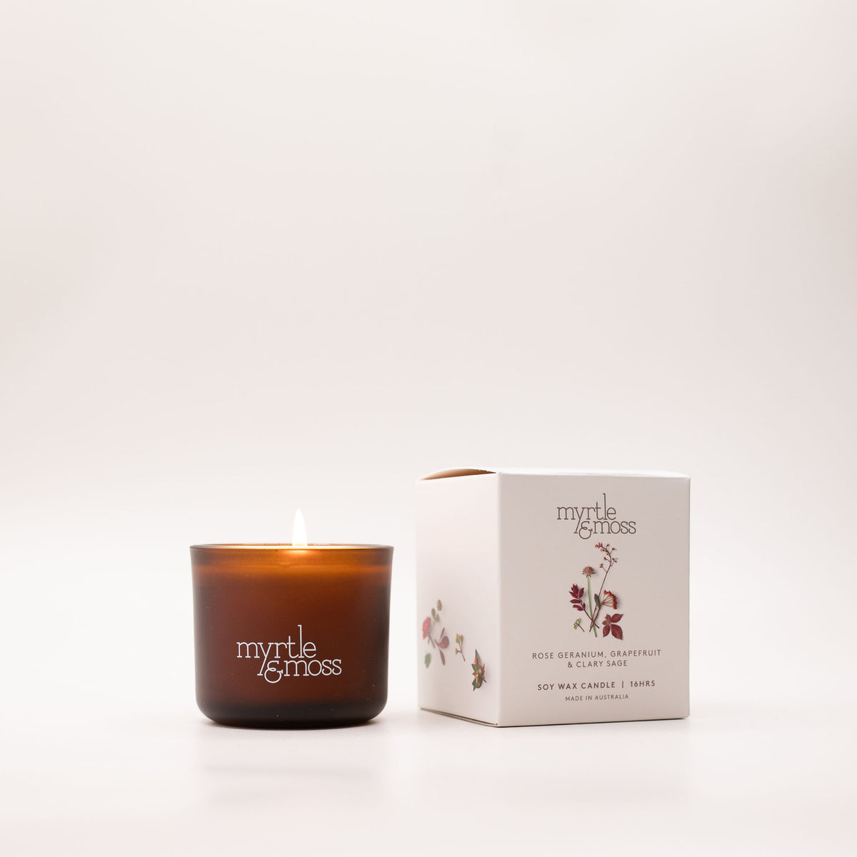 Rose Geranium Mini Candle