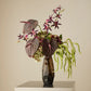 Anthurium Hydrangea Mix - Miya Vase Burgundy & Green