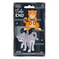 Tale End Cat Bookmarks - 2pcs Set Multi-Coloured