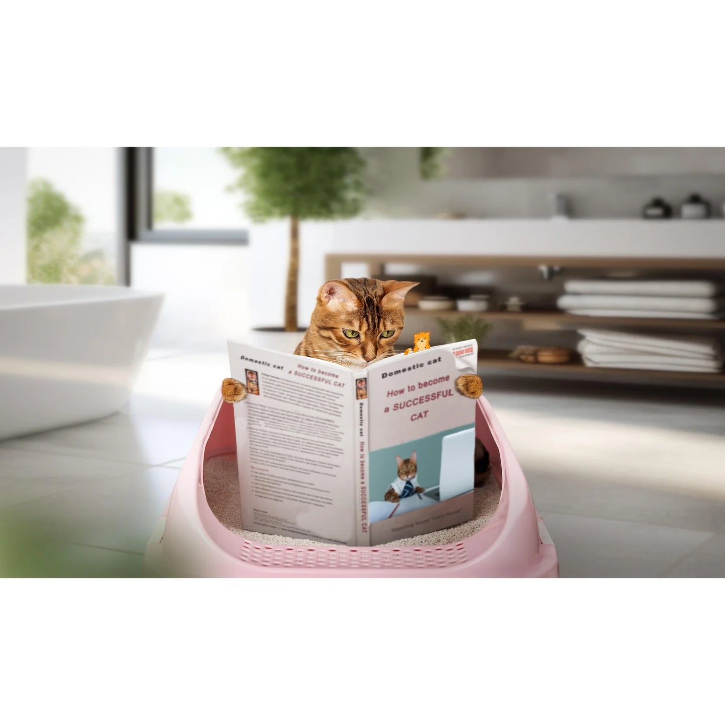 Tale End Cat Bookmarks - 2pcs Set Multi-Coloured