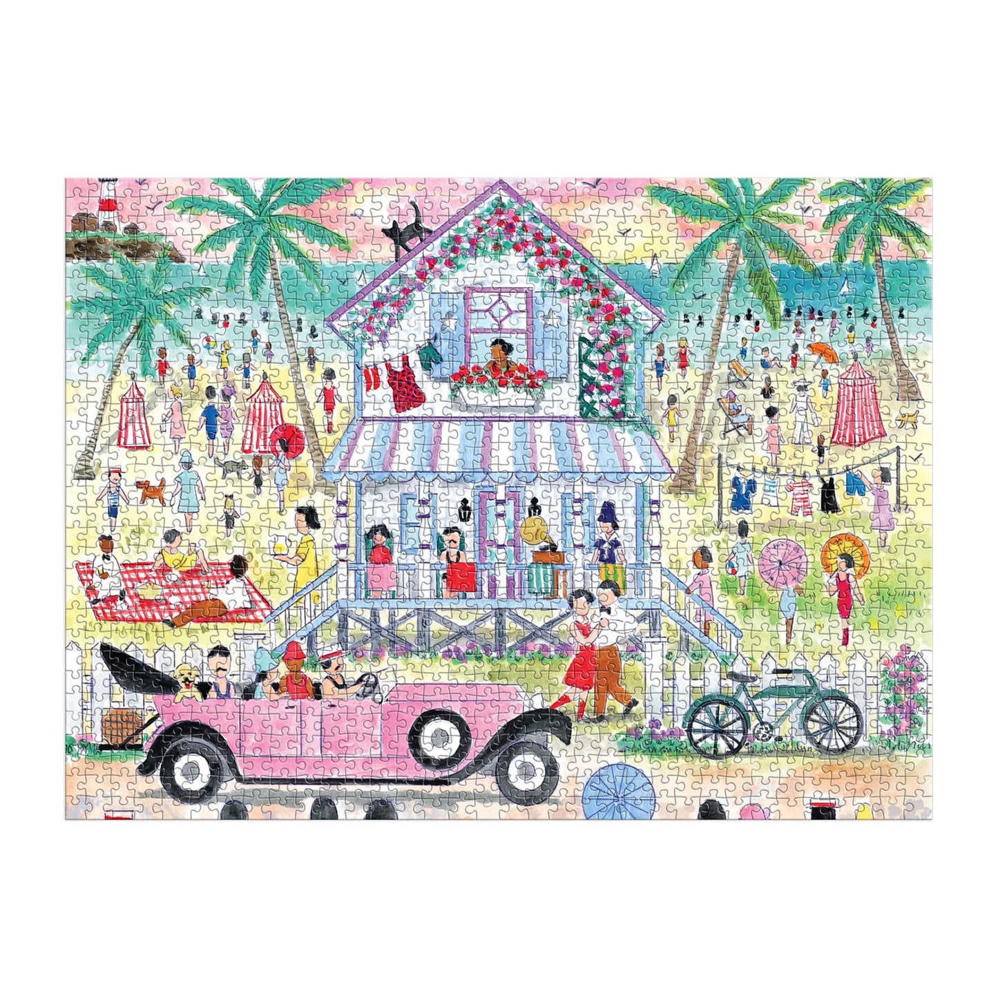 Storrings Roaring 20s Beach House Puzzle - 1000pcs