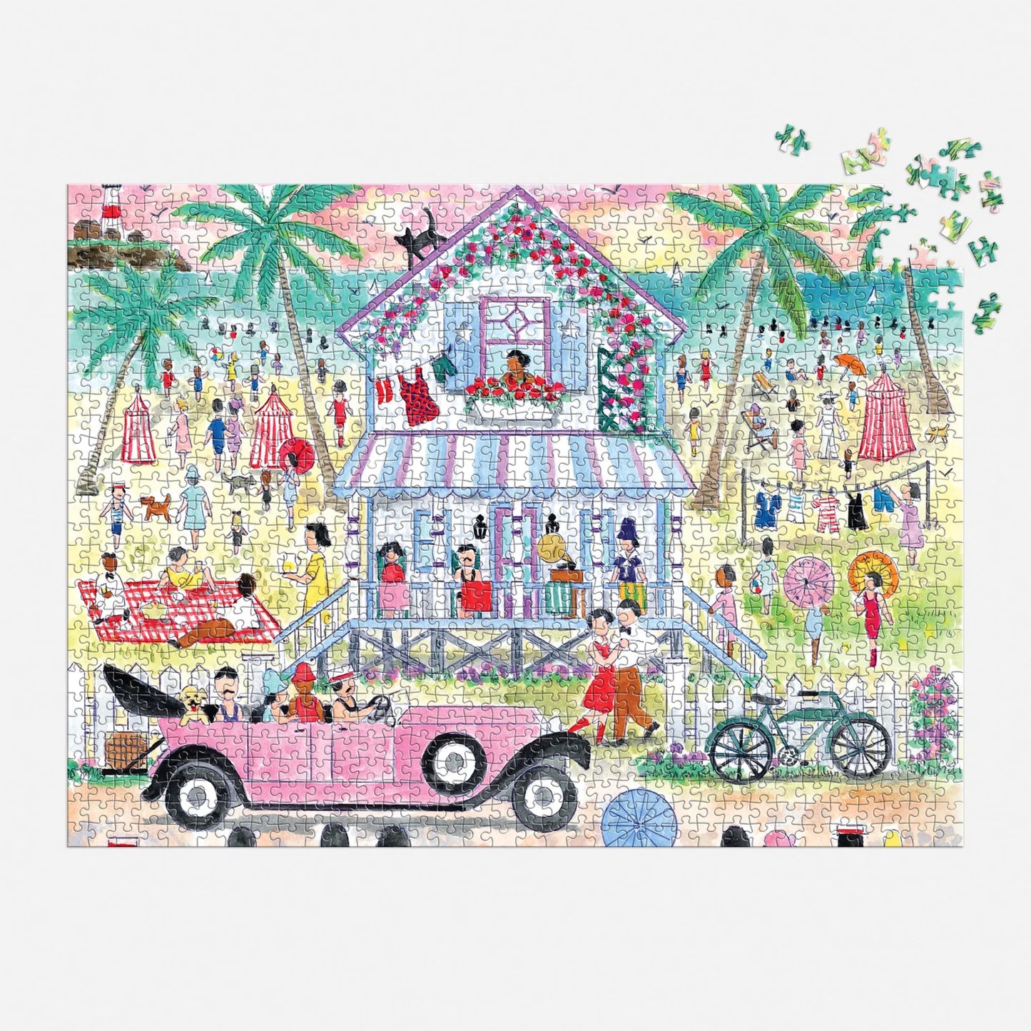 Storrings Roaring 20s Beach House Puzzle - 1000pcs
