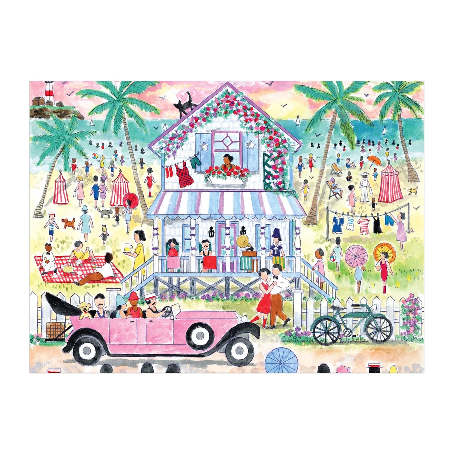 Storrings Roaring 20s Beach House Puzzle - 1000pcs