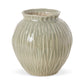 Jarah Textured Sage Green Vase