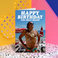 Happy Birthday You Sexy Beast Card - Dean Morris