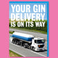 Your Gin Delivery Card - Dean Morris