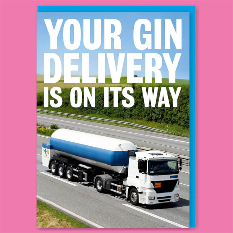 Your Gin Delivery Card - Dean Morris