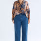 Eir Sheer Shirt Brandr Print