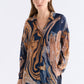 Eir Sheer Shirt Brandr Print
