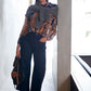 Eir Sheer Shirt Brandr Print