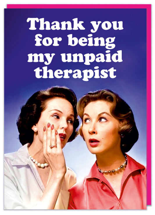 Unpaid Therapist Card - Dean Morris