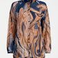 Eir Sheer Shirt Brandr Print