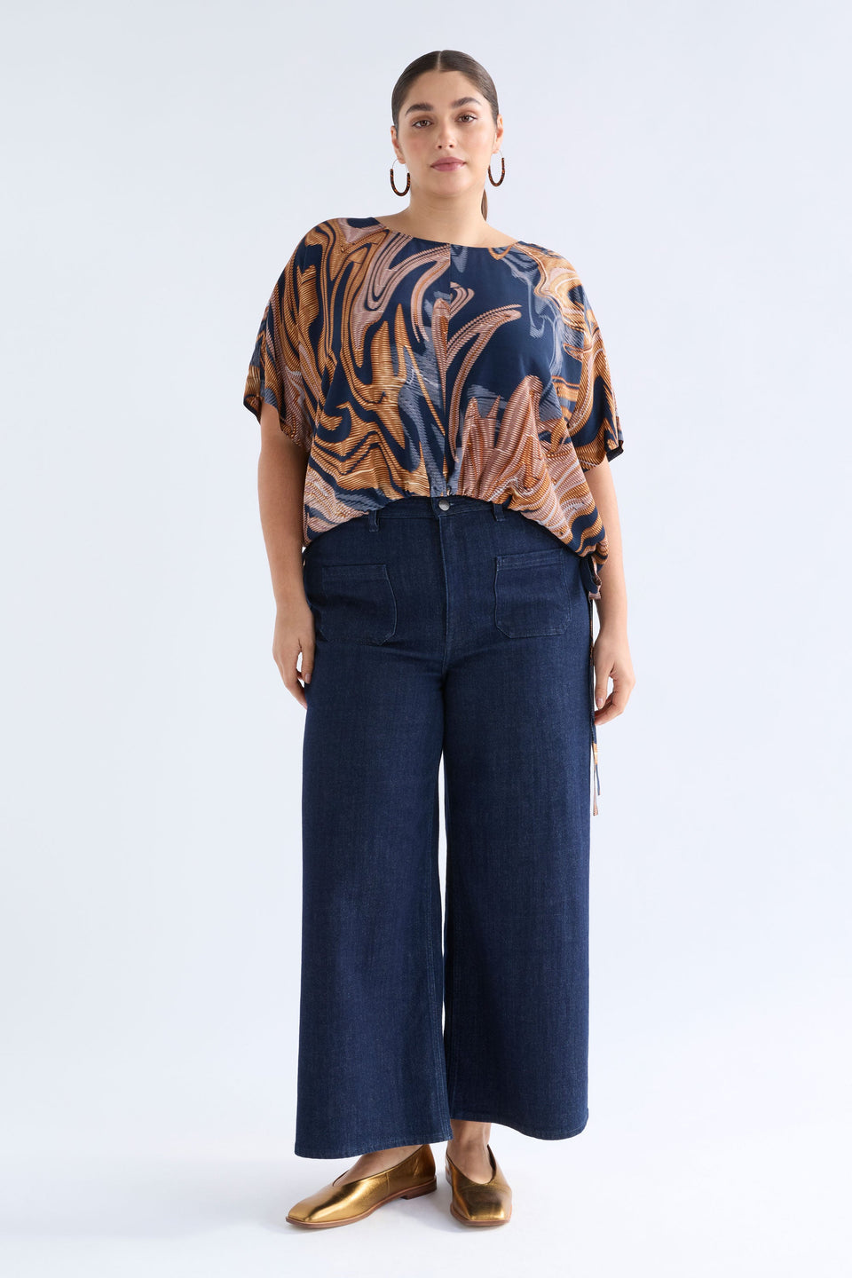 Kleur Top Brandr Print