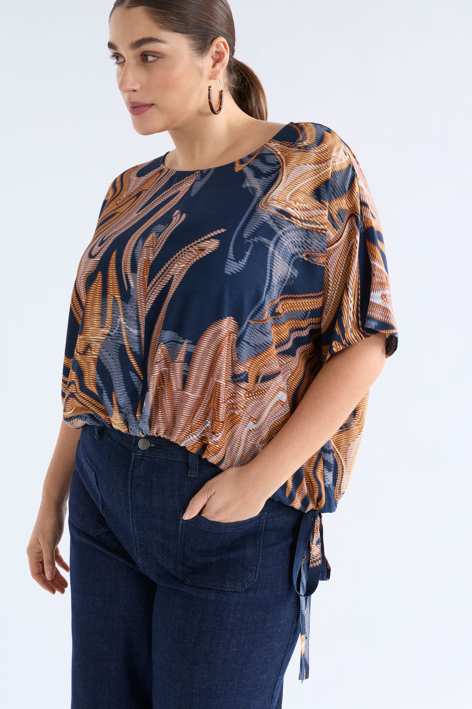 Kleur Top Brandr Print