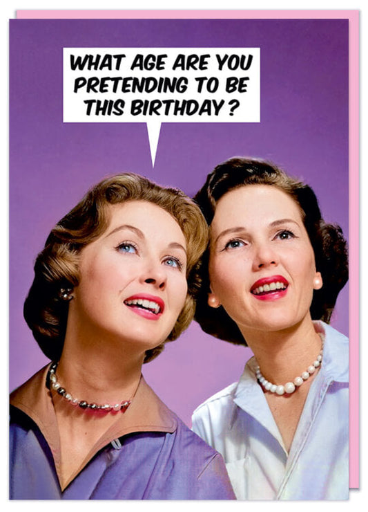 What Age Are You Pretending To Be Card - Dean Morris