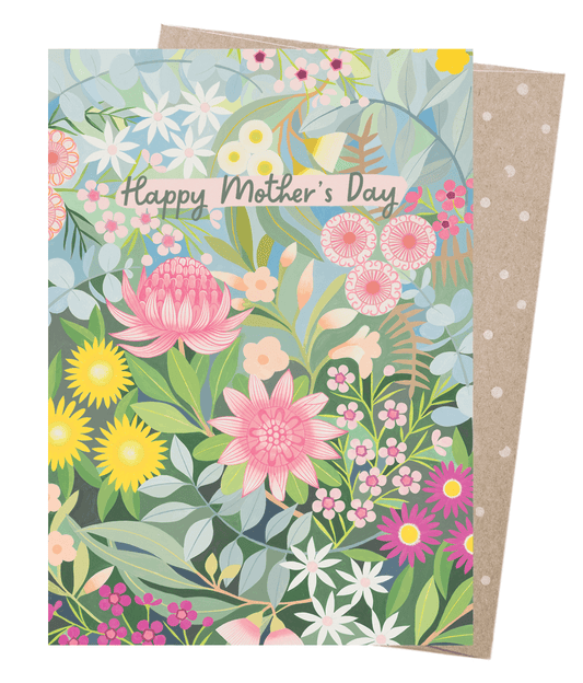 Mother’s Day Bush Bouquet Greeting Card - Earth Greetings