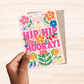 Hip Hip Hooray Greeting Card - Earth Greetings