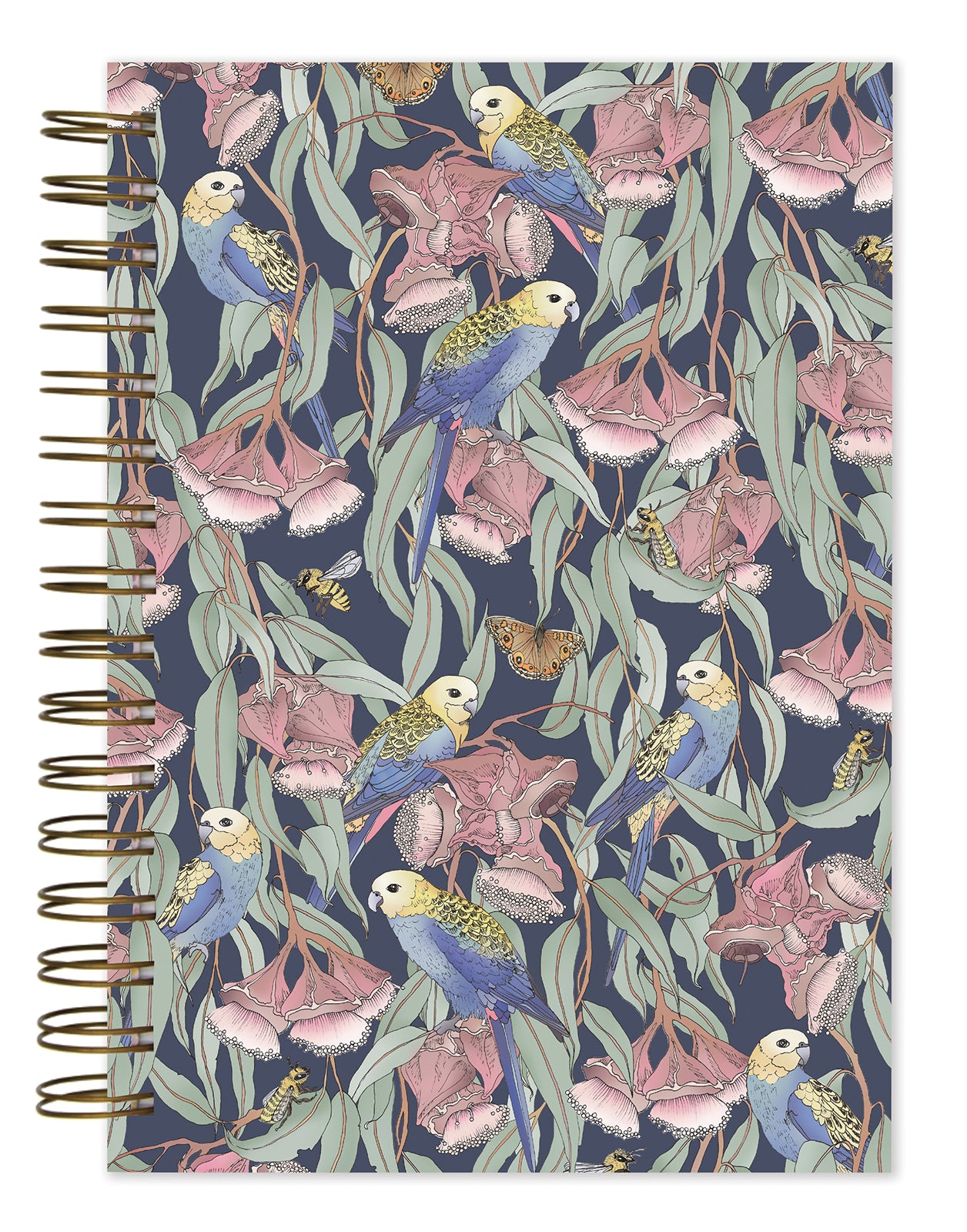 Rosellas Amongst The Mallee A5 Lined Journal - Earth Greetings