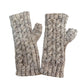 Cream/Fleck Fingerless Gloves - Pat Dalton
