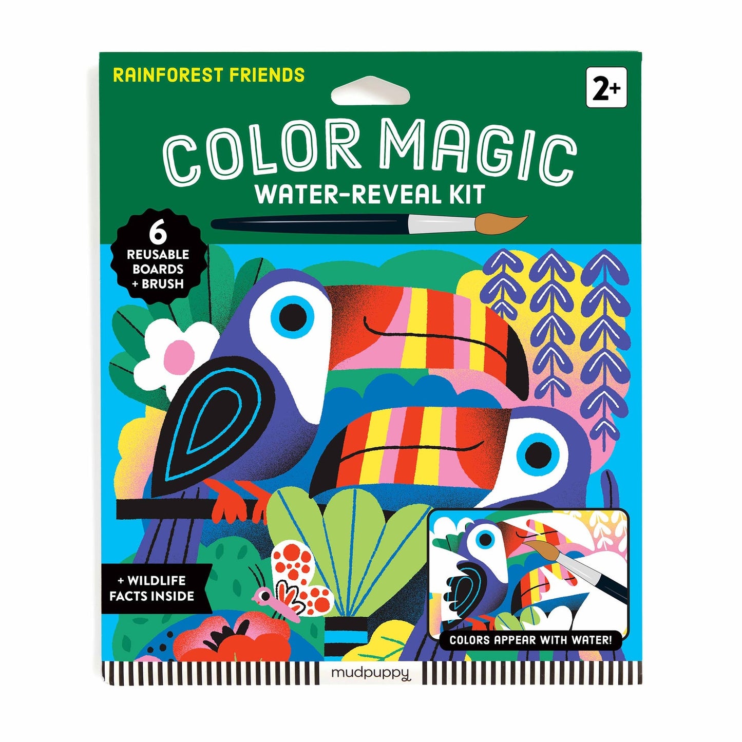 Rainforest Friends Colour Magic Water Reveal Kit