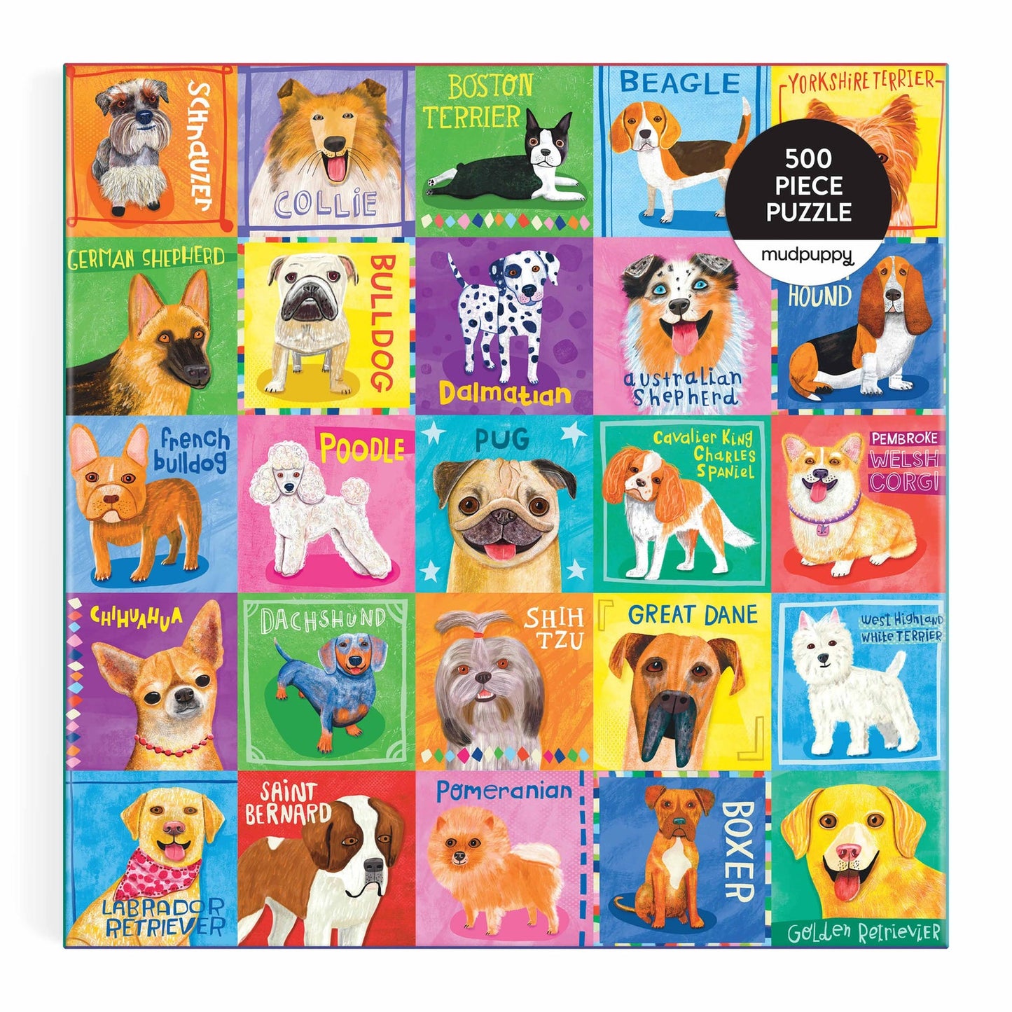 Pawsome Portraits Family Puzzle 500 Piece