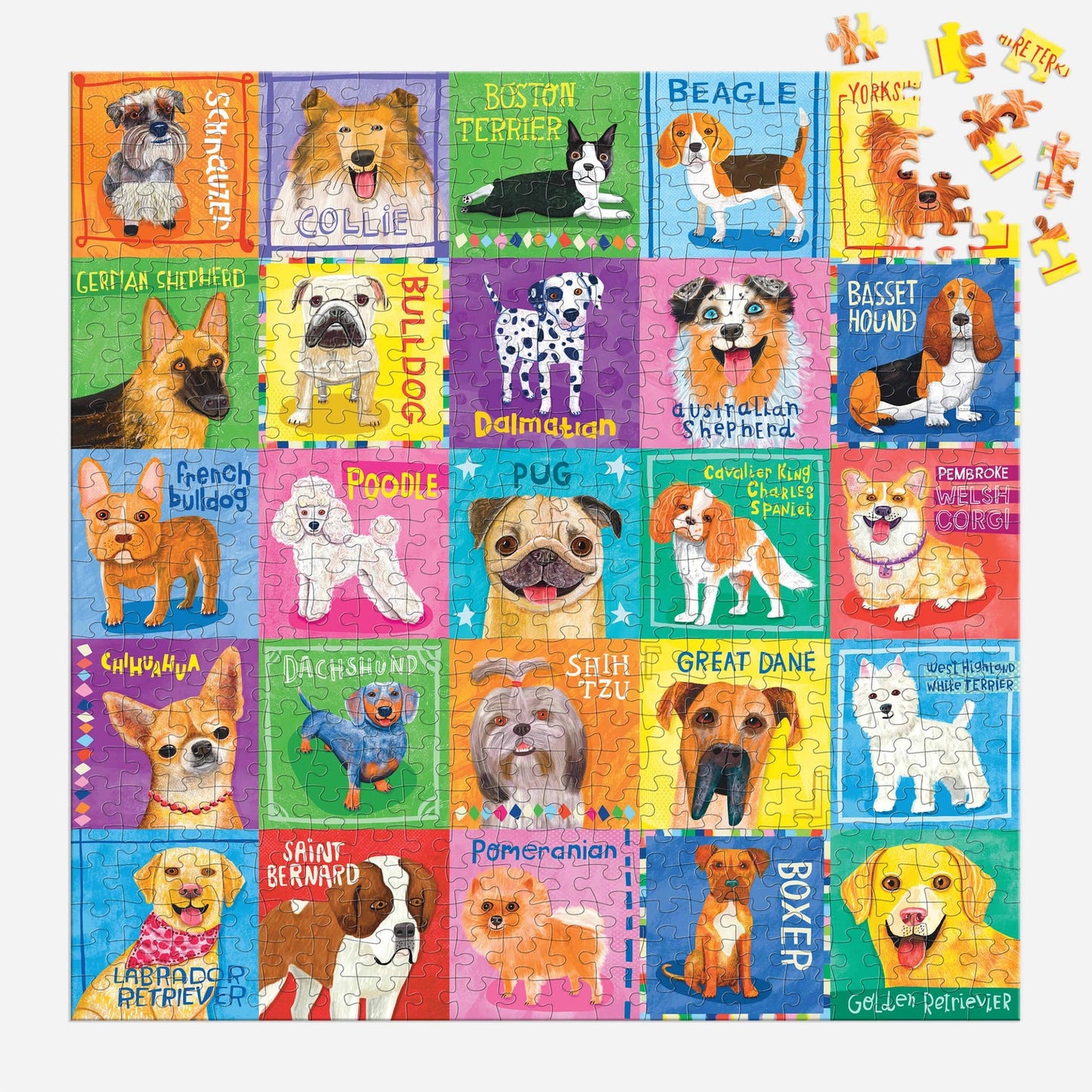 Pawsome Portraits Family Puzzle 500 Piece