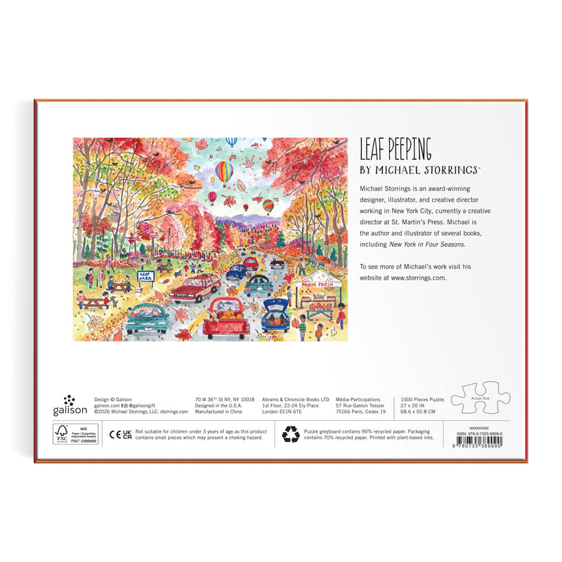 Storrings Leaf Peeping Puzzle 1000 Piece