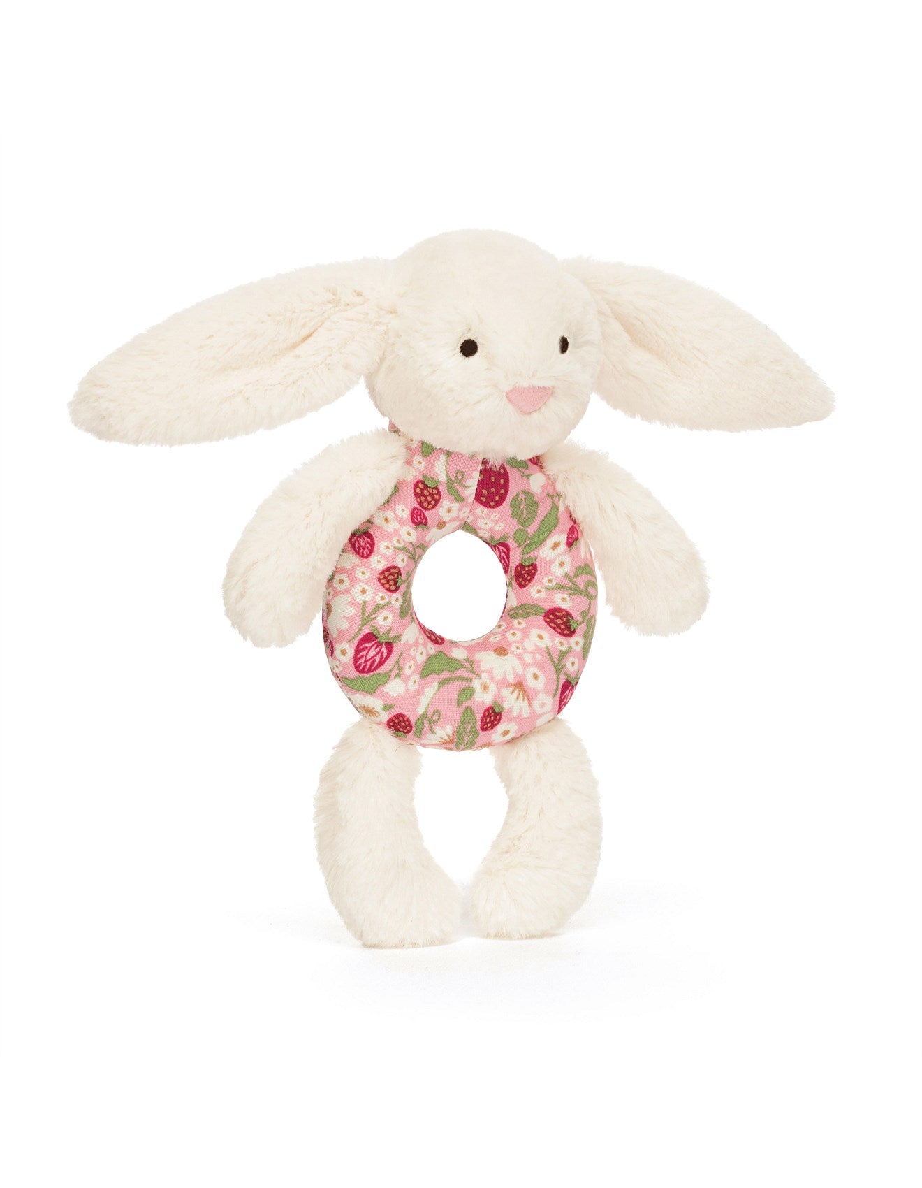 Mimi Strawberry Ring Rattle - Jellycat