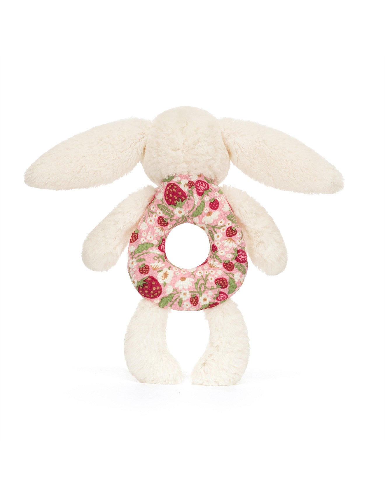 Mimi Strawberry Ring Rattle - Jellycat