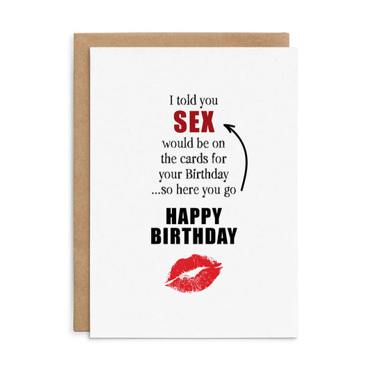 Told You Sex Would - Defamations Card