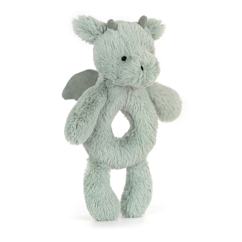 Bashful Dragon Ring Rattle - Jellycat