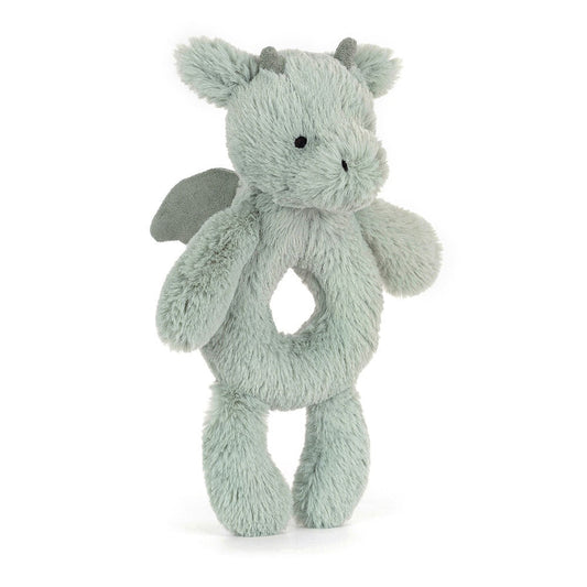 Bashful Dragon Ring Rattle - Jellycat